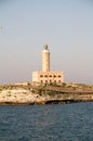 Lighthouse in vieste, italy Royalty Free Stock Photo