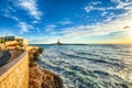 The Lighthouse of Vieste Royalty Free Stock Photo