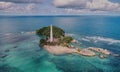 Lighthouse on Lengkuas Island, Belitung Indonesia