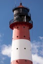 Lighthouse Westerheversand in Westerhever Royalty Free Stock Photo