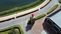 Lighthouse of Willemstad in the Netherlands province of Brabant. To find a safe haven. Royalty Free Stock Photo