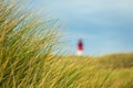 Lighthouse in Wittduen on the island Amrum, Germany Royalty Free Stock Photo