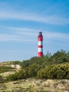Lighthouse in Wittduen on the island Amrum, Germany Royalty Free Stock Photo