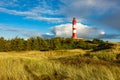 Lighthouse in Wittduen on the island Amrum Royalty Free Stock Photo