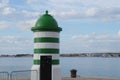 Lighthouse in Zadar, Croatia on the Adriatic Sea Royalty Free Stock Photo