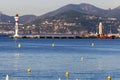 Lighthouses in Cannes Royalty Free Stock Photo