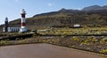 Lighthouses of Fuencaliente, Teneguia volcan, La Palma island