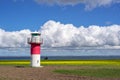 Lighthouses and a rapeseed field in south Sweden, Ven Island