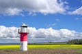 Lighthouses and a rapeseed field in south Sweden, Ven Island