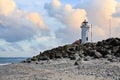 Lighthouses of the US Pacific Coast. Point Wilson Lighthouse, Fort Worden Statee Park, Washington State Royalty Free Stock Photo