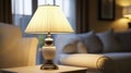 lighting bedside table lamp Royalty Free Stock Photo