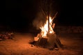 Lighting of bonfires at Jewish holiday of Lag Baomer