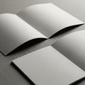 The lighting casts soft shadows, emphasizing the form and texture of the paper Royalty Free Stock Photo