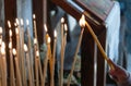 Lighting a Church candle