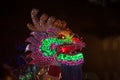 Lighting Dragons in Chinese New Year.