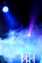 Lighting Effects and Smoke Royalty Free Stock Photo