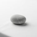 The lighting emphasizes the pebble s rounded contours and smoothness Royalty Free Stock Photo