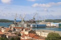 Lighting Giants cranes, Pula, Croatia