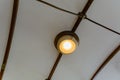 Lighting lamp built into the ceiling Royalty Free Stock Photo