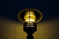 Lighting lamp in the dark Royalty Free Stock Photo
