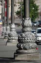 Lighting lanterns in the city of Kiev