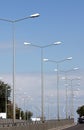 Lighting poles Royalty Free Stock Photo