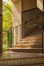 Lighting a staircase, Tlaquepaque