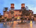 Lightner Museum and Town Square Alcazar Square in St Augustine, Florida Royalty Free Stock Photo