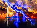 Lightning Royalty Free Stock Photo