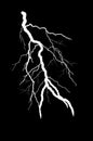 Lightning against dark sky Royalty Free Stock Photo