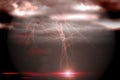 Lightning against sky at night Royalty Free Stock Photo