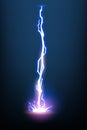 Lightning animation with sparks. Electricity thunderbolt danger, light electric powerful thunder. Bright energy effect