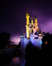 Lightning Behind the Magic Kingdom.