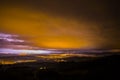 Lightning in Bellmunt, Osona, Barcelona, Spain Royalty Free Stock Photo