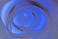 Lightning blue rose - stock photo