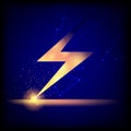 Lightning Bolt Background Royalty Free Stock Photo