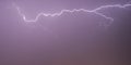 lightning bolt on night sky Royalty Free Stock Photo