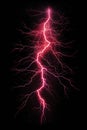 Lightning bolt in dark sky Royalty Free Stock Photo