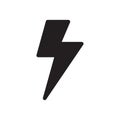 Lightning bolt icon. Modern icon design. Modern icons for mobile or web interface.