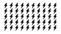 Lightning Bolt Pattern Background, Energy and Power Vector, vector design Generative AI Royalty Free Stock Photo