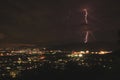 Lightning bolt at phuket town