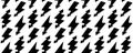 Lightning bolt seamless pattern. Thunder bolt repeating background. Flash thunderbolt ornament wallpaper. Strike arrow Royalty Free Stock Photo