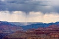 Lightning bolt strike over the Grand Canyon Royalty Free Stock Photo