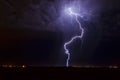 Lightning bolt thunderstorm background Royalty Free Stock Photo