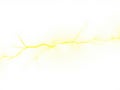 Lightning Bolt Vector Illustration on White Background Electric Shock Effect Design Royalty Free Stock Photo