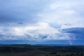 Lightning from clouds to ground