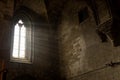 Lightning that enters through the window of the monastery of Val