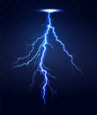 Lightning flash bolt. Royalty Free Stock Photo