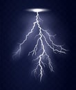 Lightning flash bolt. Royalty Free Stock Photo