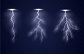 Lightning flash bolt. Royalty Free Stock Photo